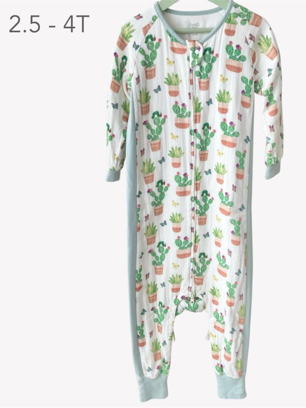 Nest Designs 2.5-4T Toddler Plants Sleep Suit TOG 0.6 Spring Summer Eric Carle